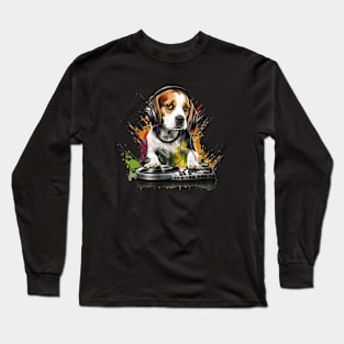 Beagle DJ Long Sleeve T-Shirt